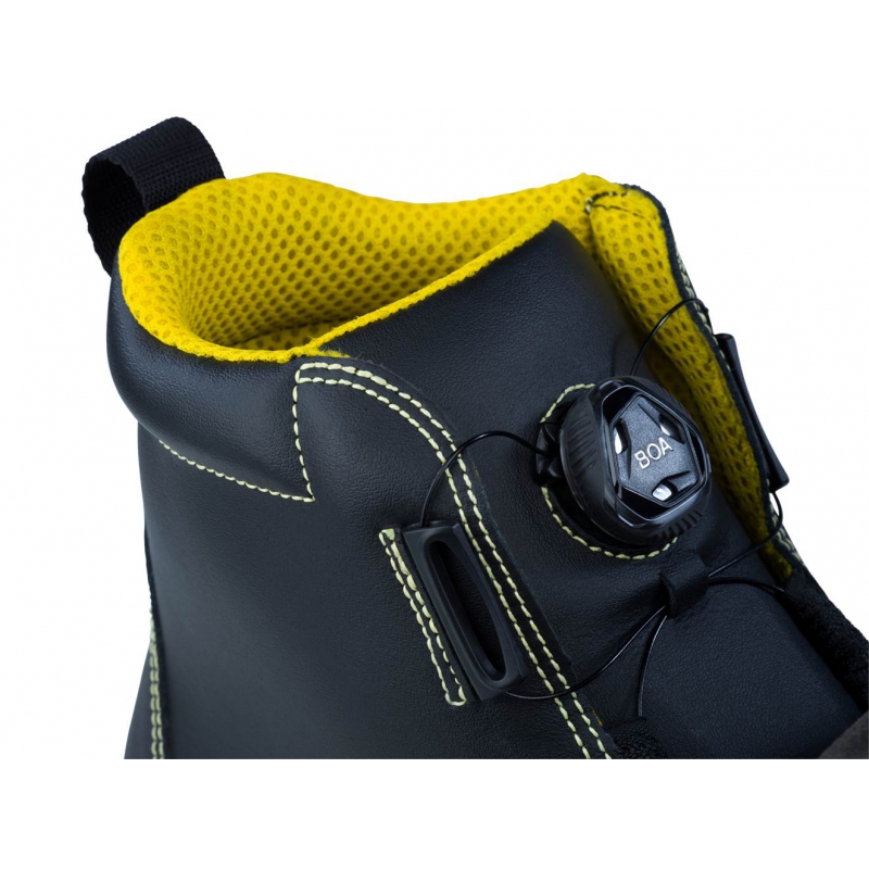 Soudage Soudeur Protection Anti-pénétration Fer Orteil Haute Coupe Travail  Sécurité Botte Slip On Chaussures