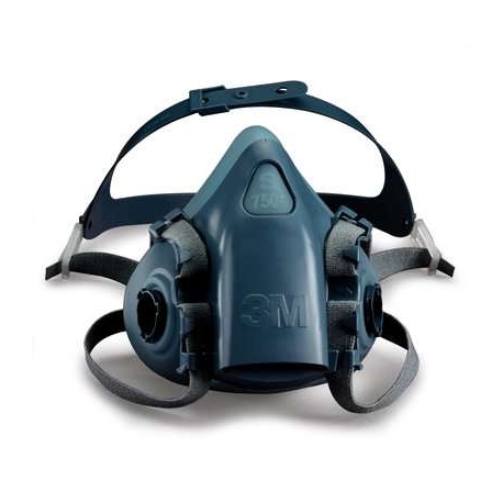 Demi-masque de protection respiratoire à large gamme de filtres