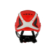 Casque de sécurité 3M SecureFit X5005V-CE rouge, ventilé et réfléchissant