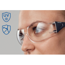 Lunettes de sécurité Adapt 1K Moldex revêtement anti-buée et anti-rayures, filtre UV