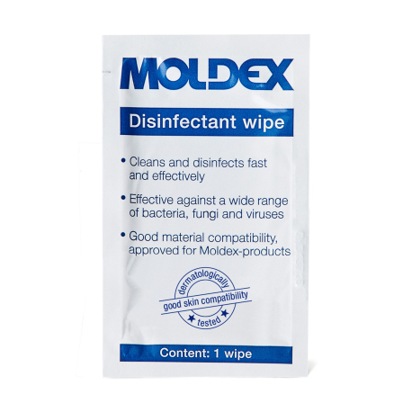 40 lingettes désinfectantes pour produits MOLDEX