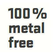 100% metal free